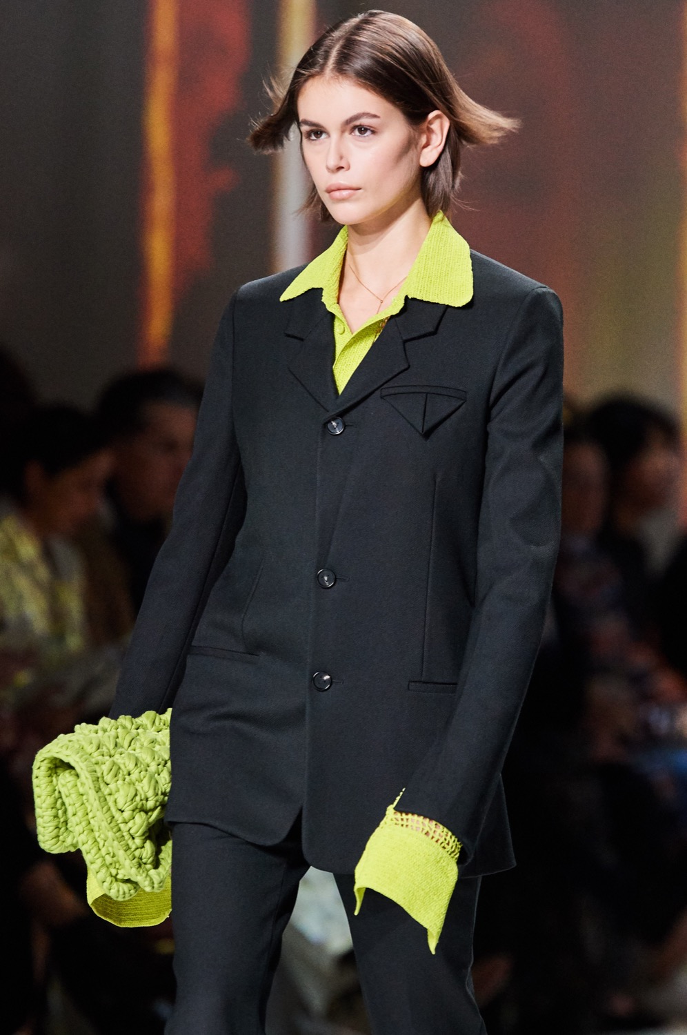 Le vert pastel est à l'honneur dans la collection automne-hiver 2020 Bottega Veneta