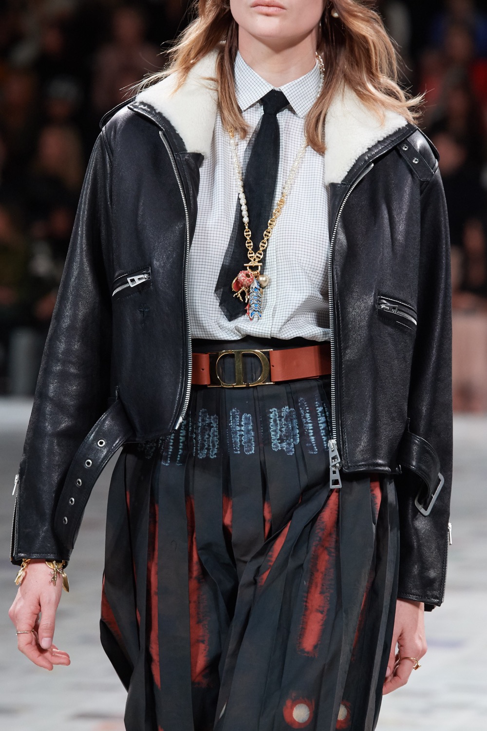 Un perfecto en cuir de la Collection Hiver 2020 Dior
