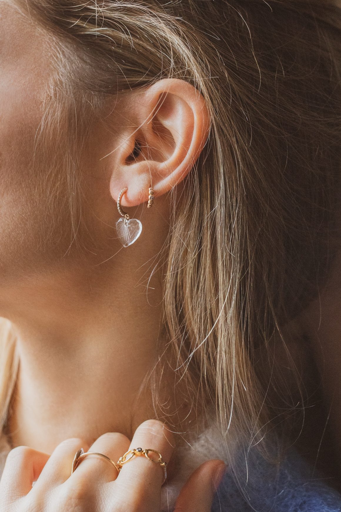Les boucles d'oreille Gabin N°1 Pascale Monvoisin