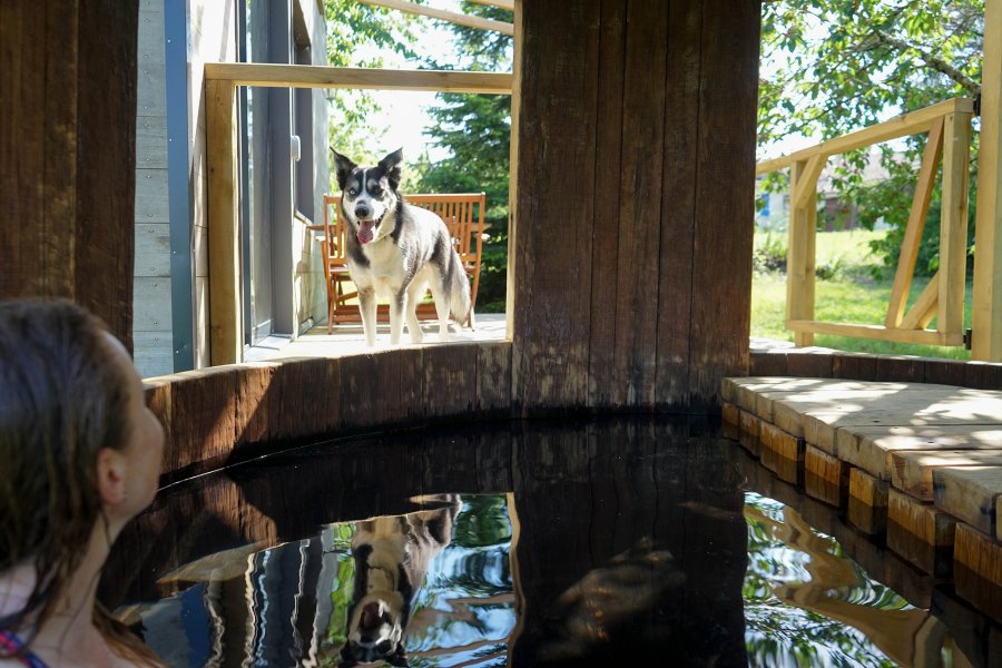 Le bain bordelais de la Tiny House Lumen