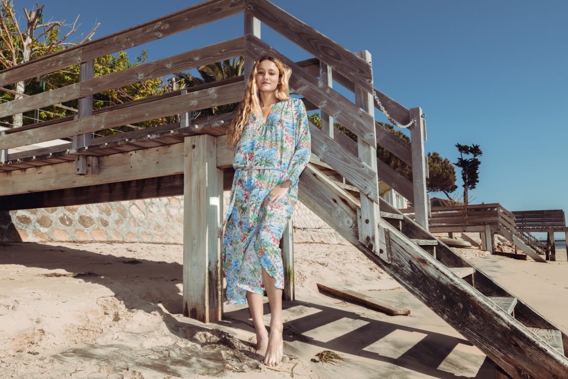 La robe longue Mercy Liberty Corfou de Roseanna