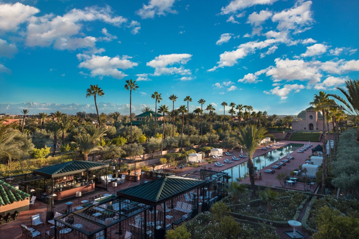 Vue de l'Atlas du Selman Marrakech