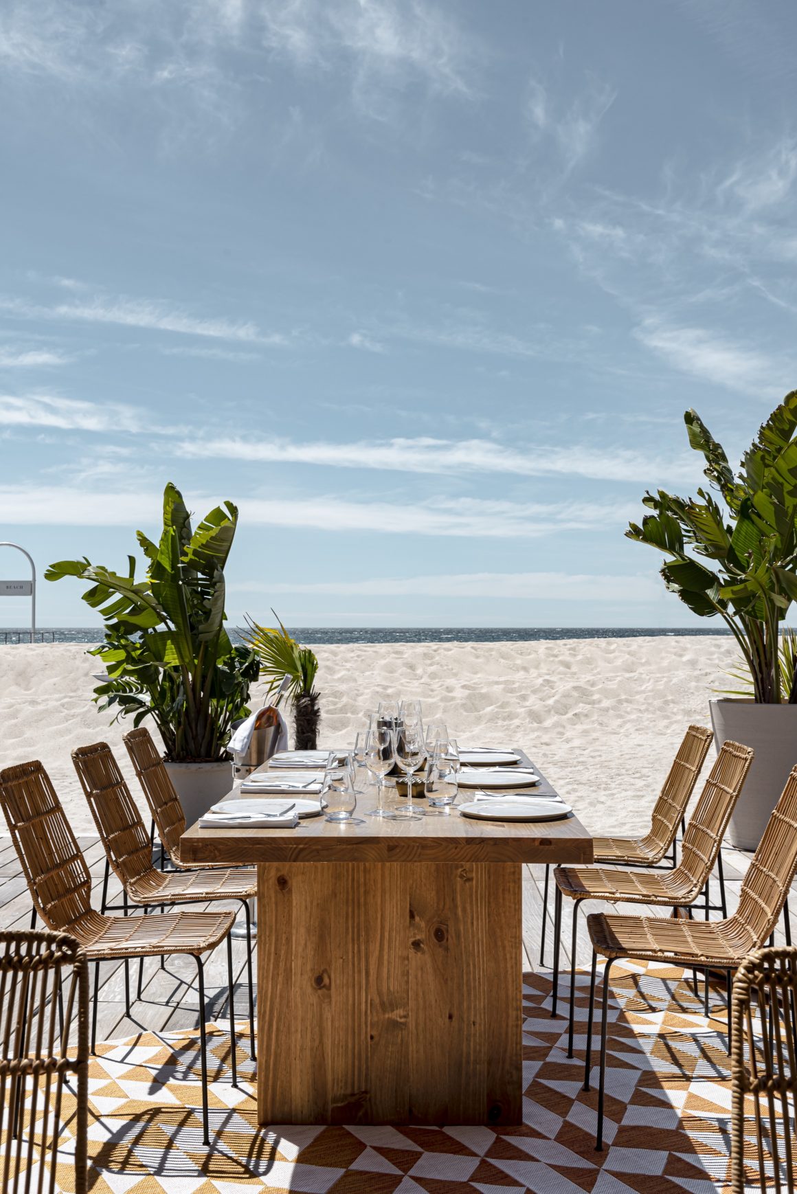 Terrasse du Hyde Beach à Cannes