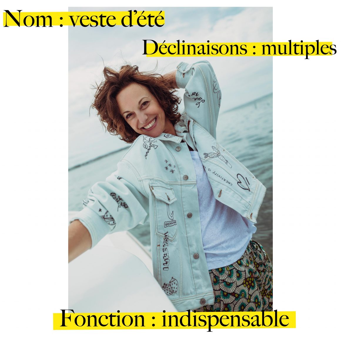 La veste en denim, indispensable de l'été