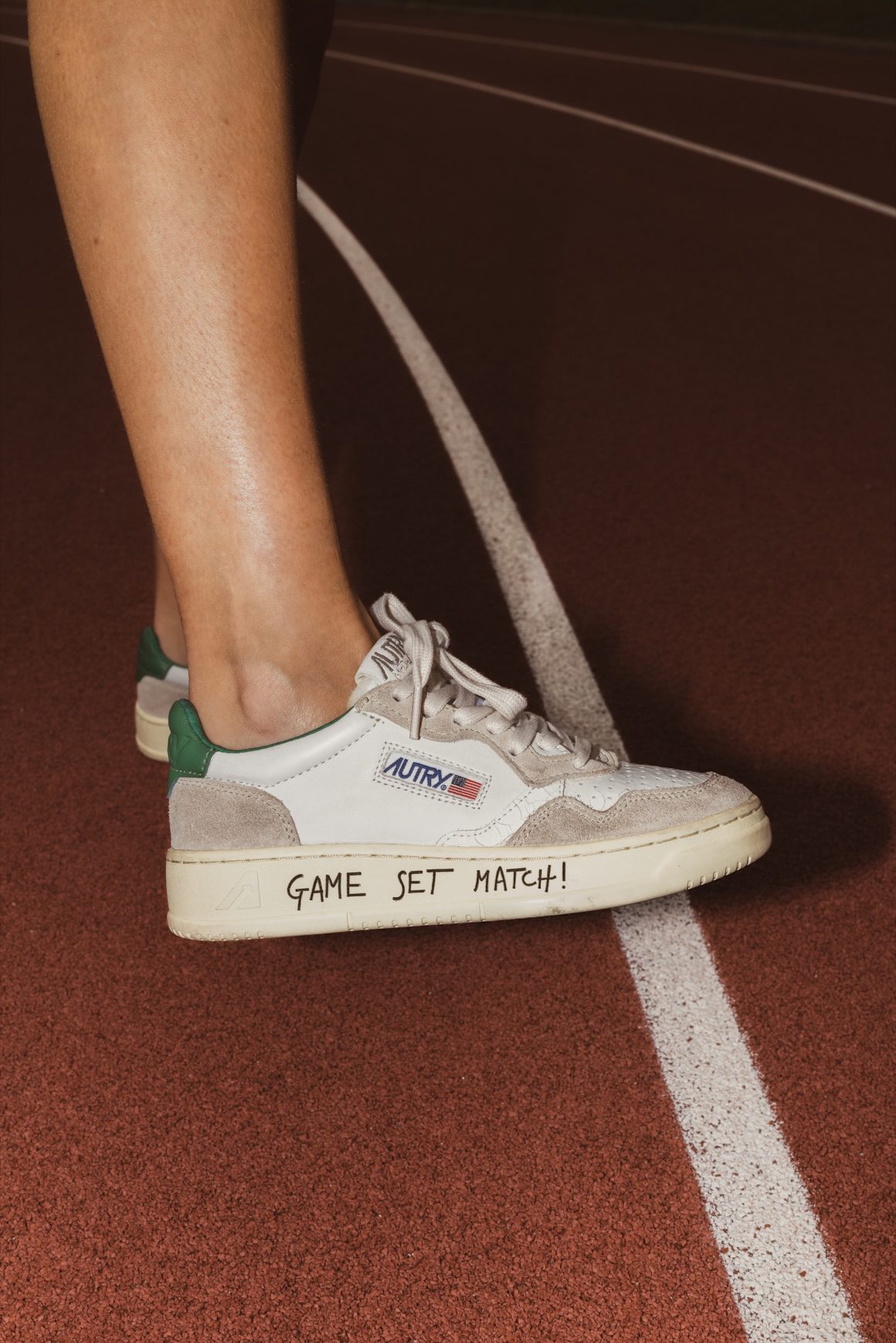 Sneakers Game Set Match White/Green Autry