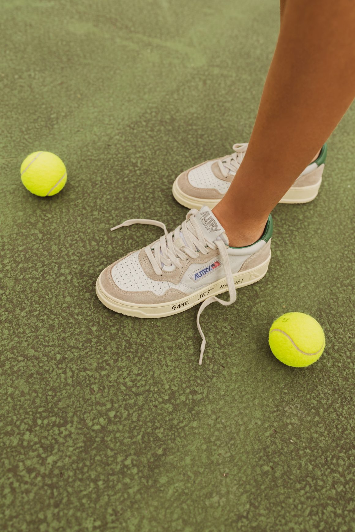 Sneakers Game Set Match White/Green Autry