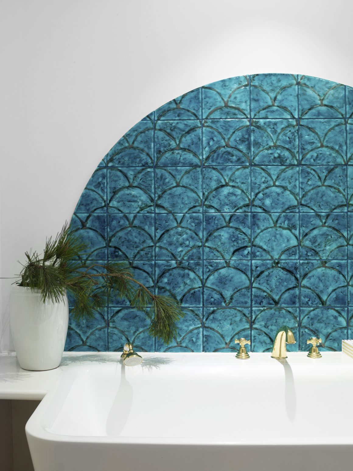 Une salle de bain de l'hôtel la Palmeraie