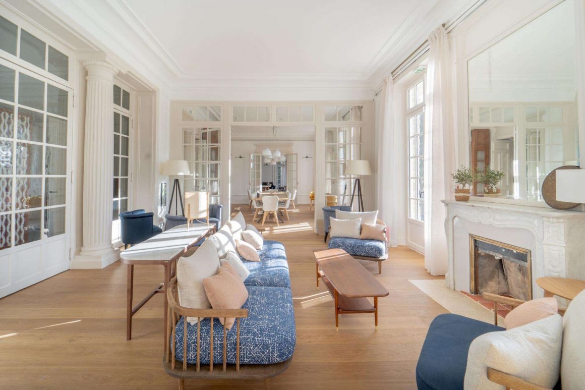 Intérieur de la villa Arthus Bertrand à Noirmoutier