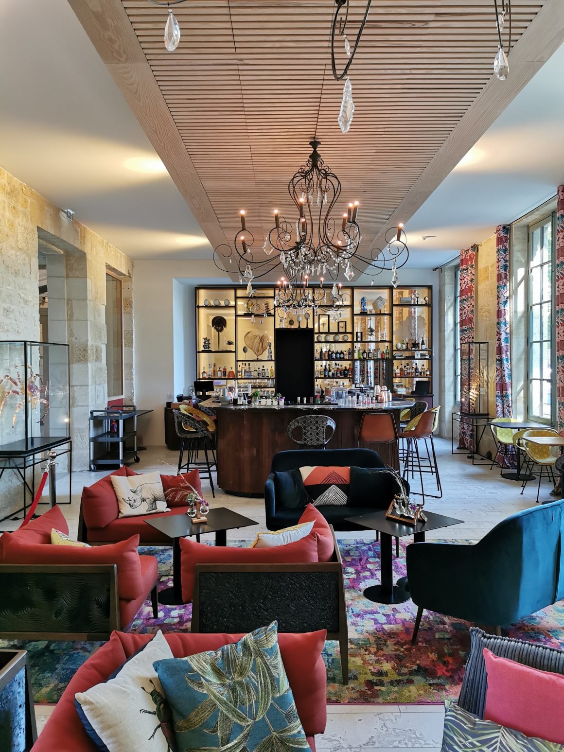 Le bar à cocktails de l'hôtel La Zoologie