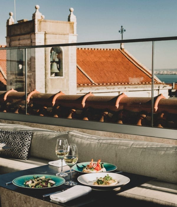 Le rooftop à The Lumiares en journée