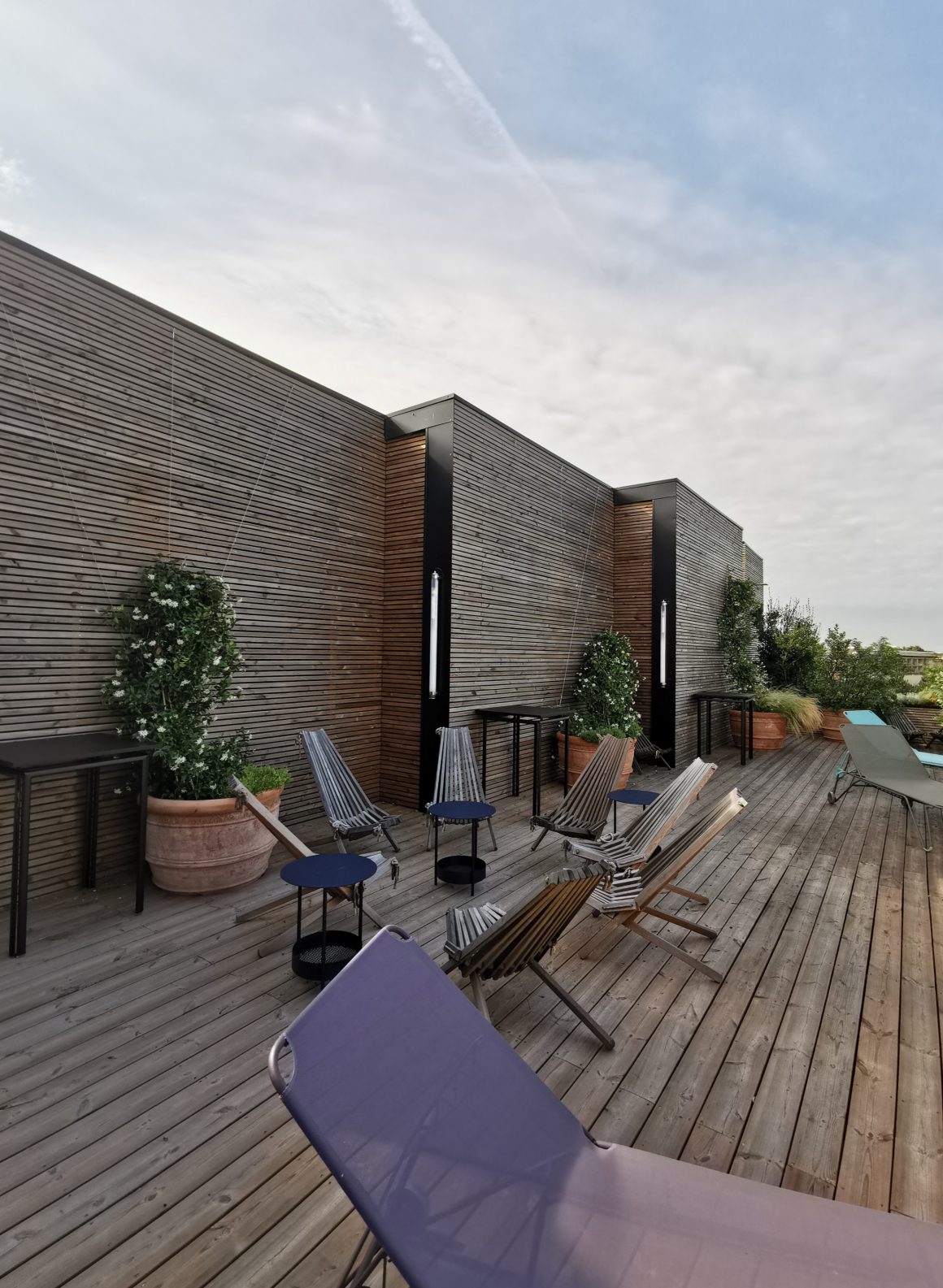 Le rooftop de l'hôtel La Zoologie