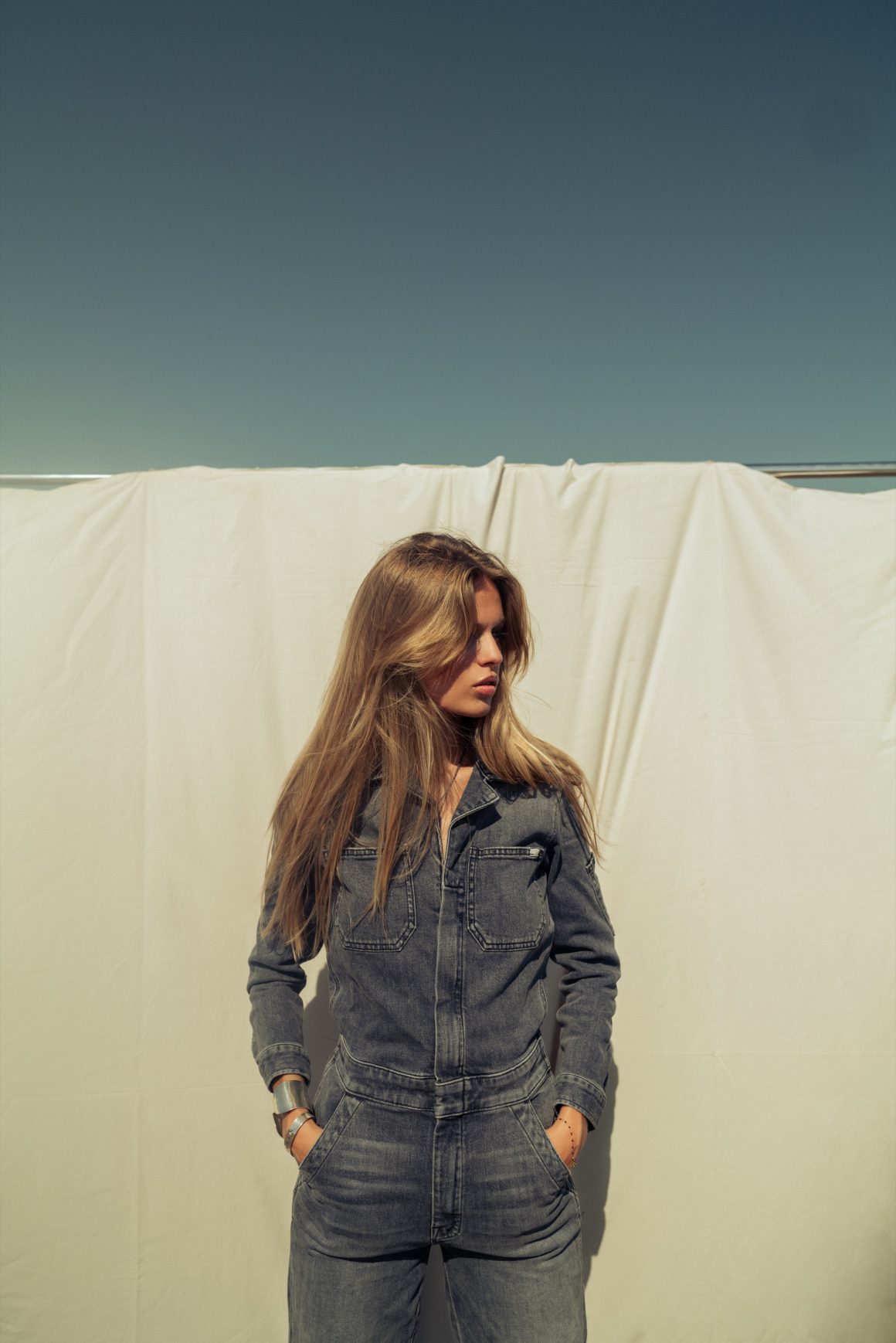Combinaison en denim Mother