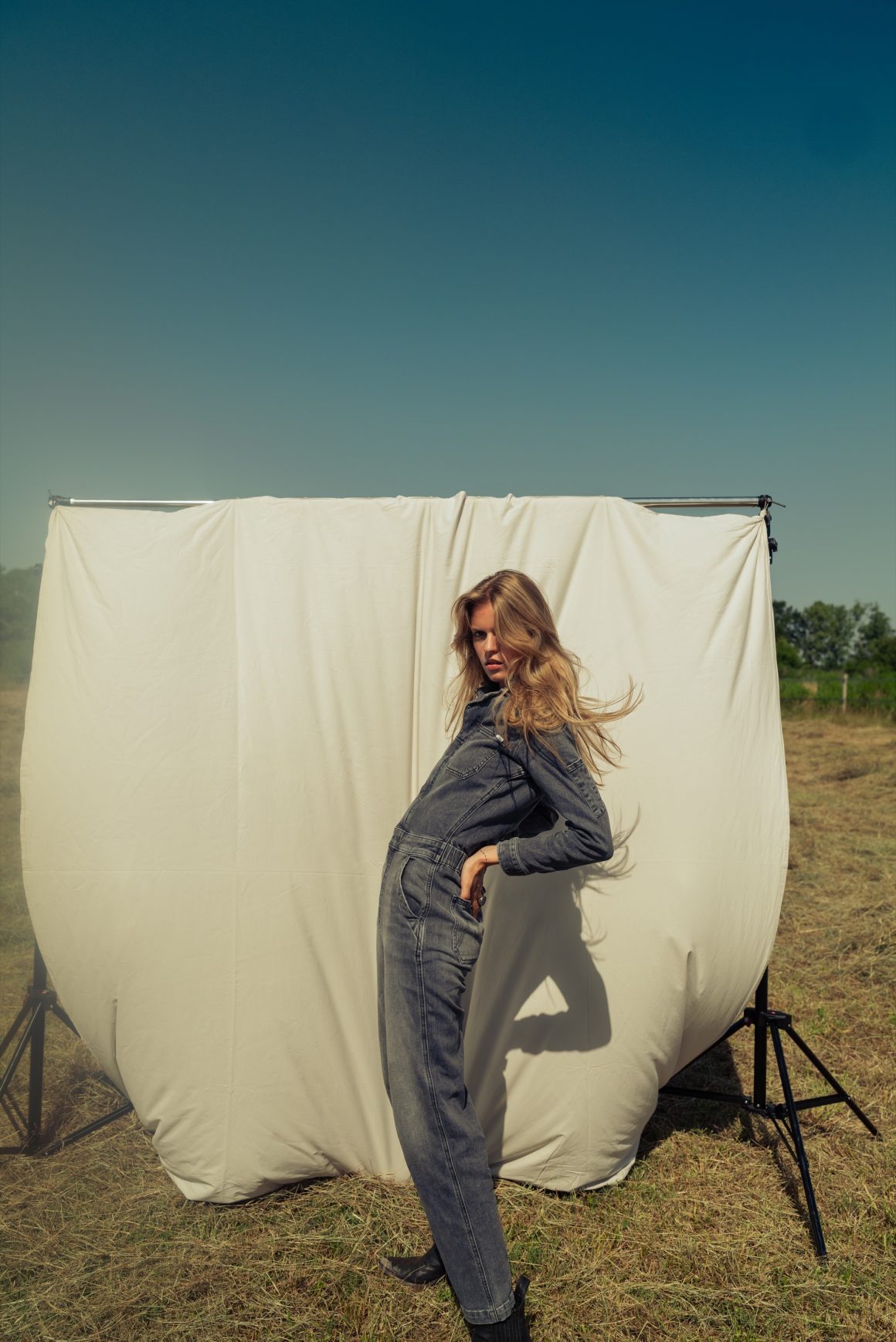 Combinaison en denim Mother