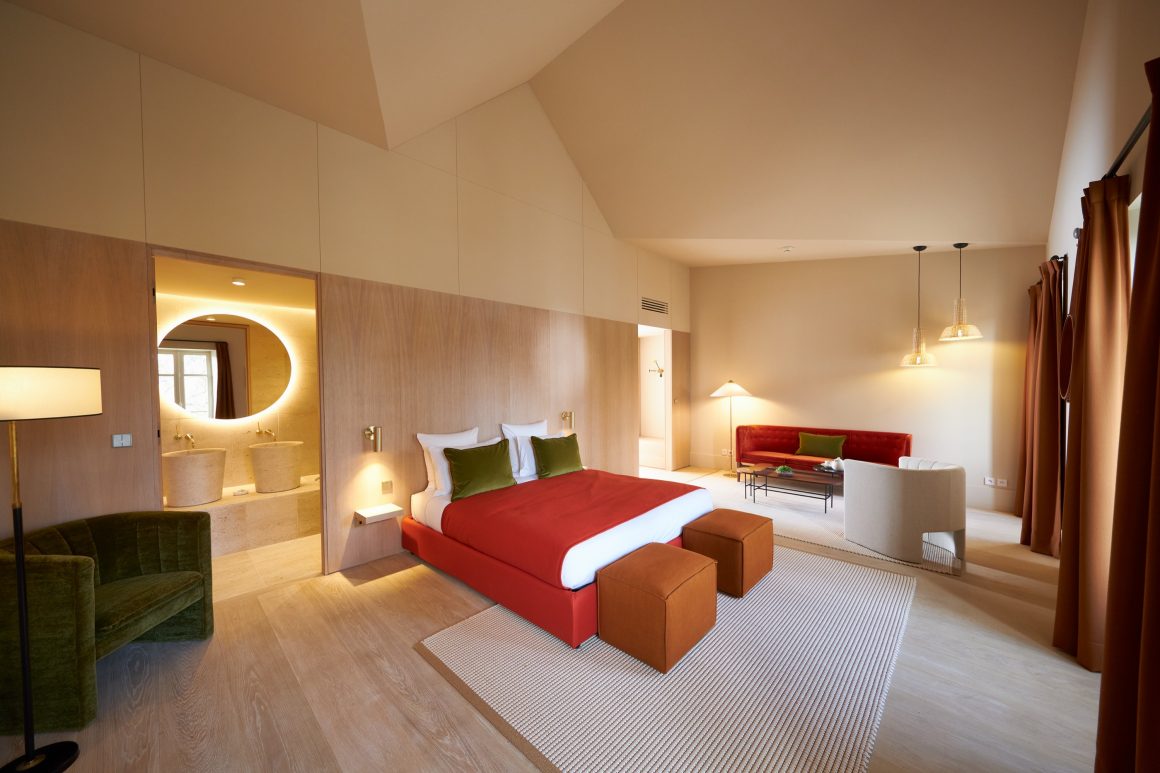 Une chambre double à la Maison Delas Frères