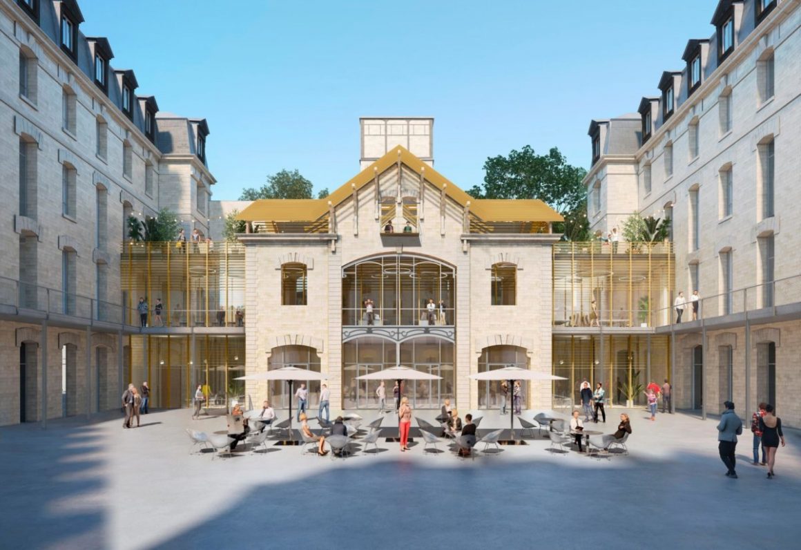La cour intérieure de la Caserne