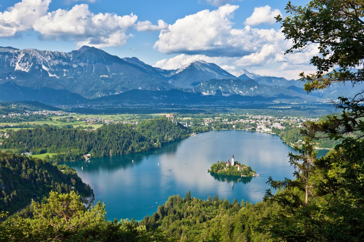 Lac de Bled en Slovénie