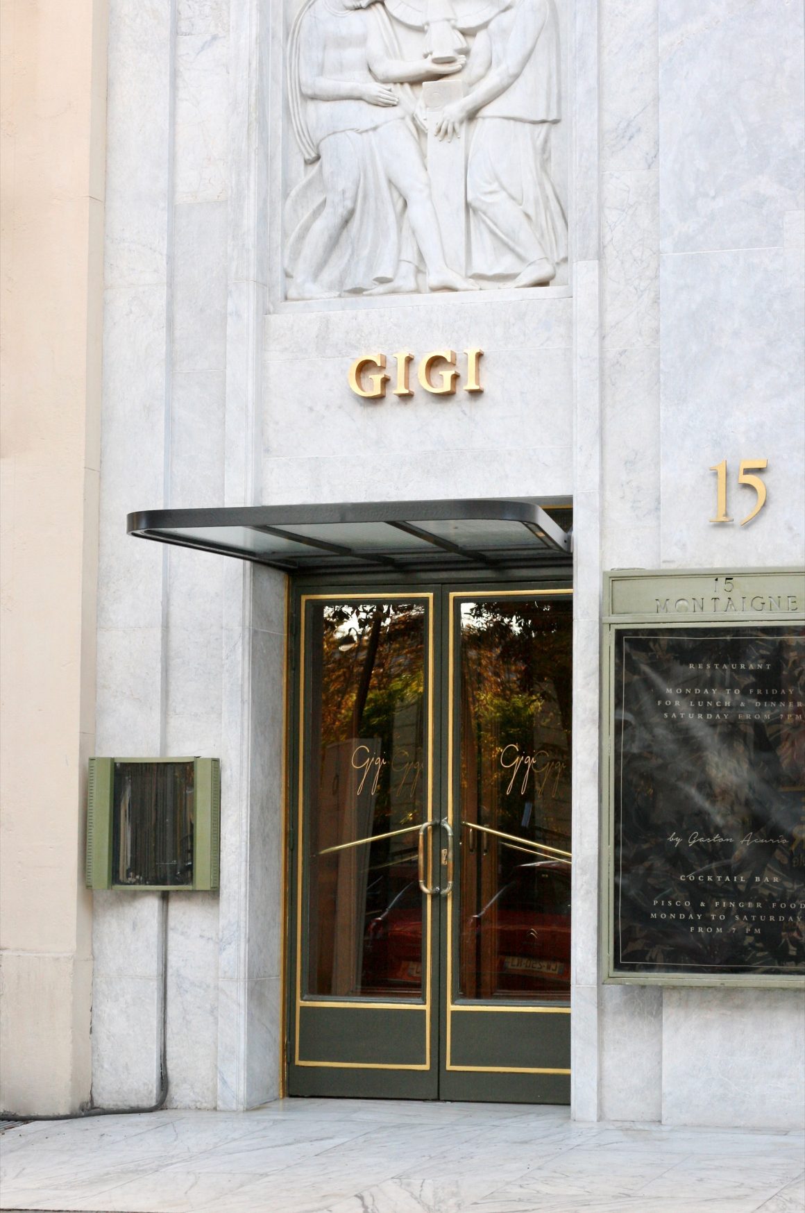 Restaurant Gigi à Paris