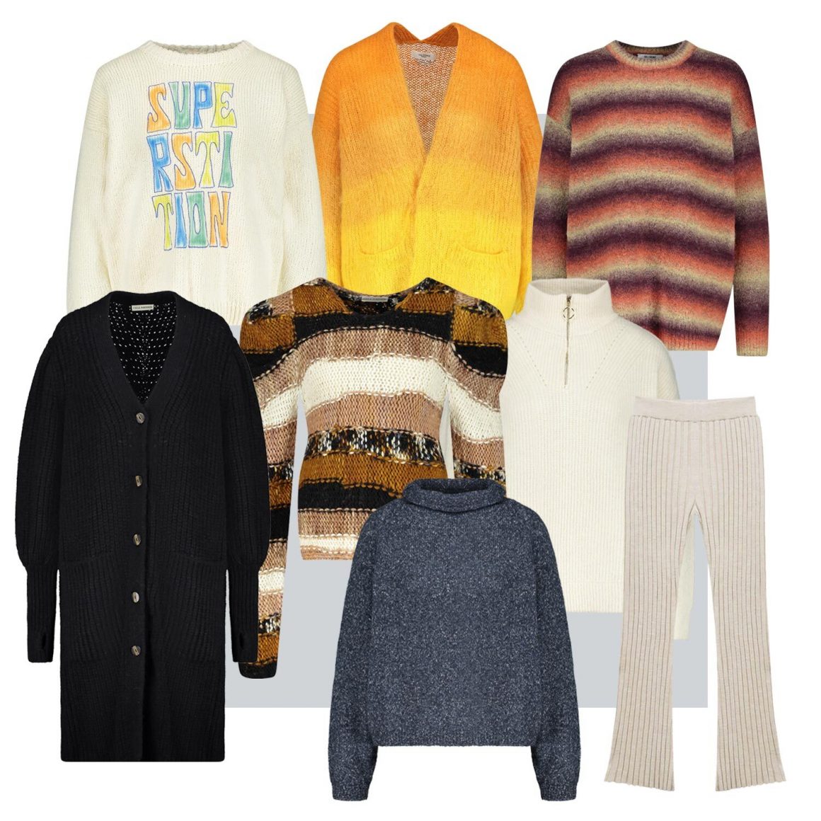 Sélection de mailles à retrouver chez Jane de Boy