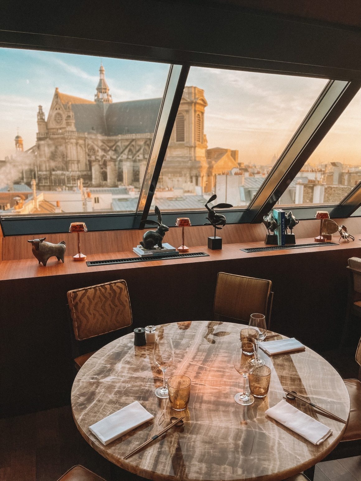 Vue sur la paroisse Saint-Eustache à Paris
