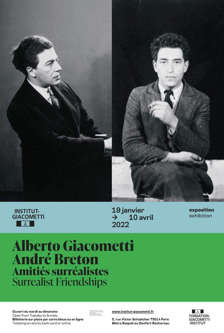 Exposition Alberto Giacometti, André Breton, Amitiés Surréalistes
