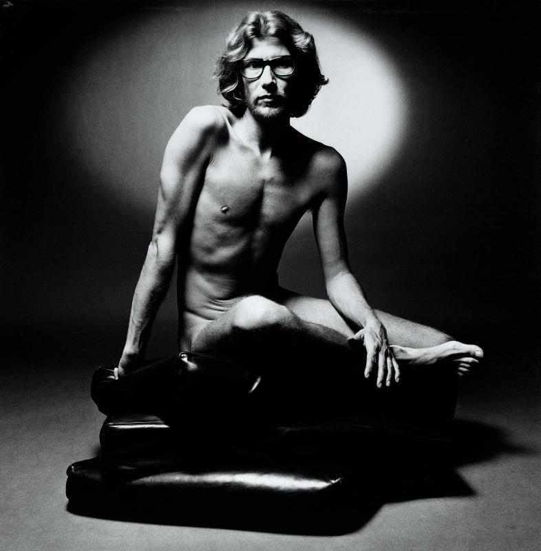 Photo de Yves Saint Laurent par Jeanloup Sieff