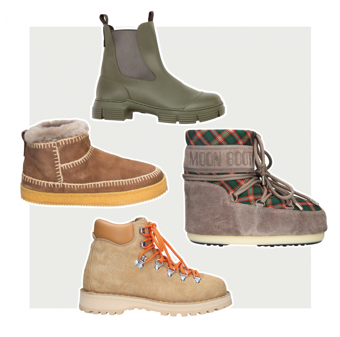 Sélection de boots après ski à retrouver chez Jane de Boy