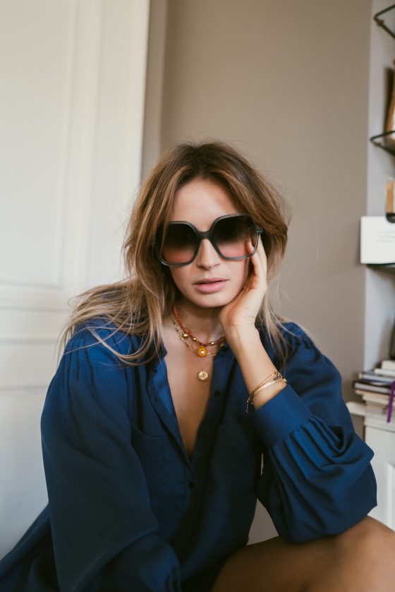 Zoom sur les lunettes Salma d'Isabel Marant