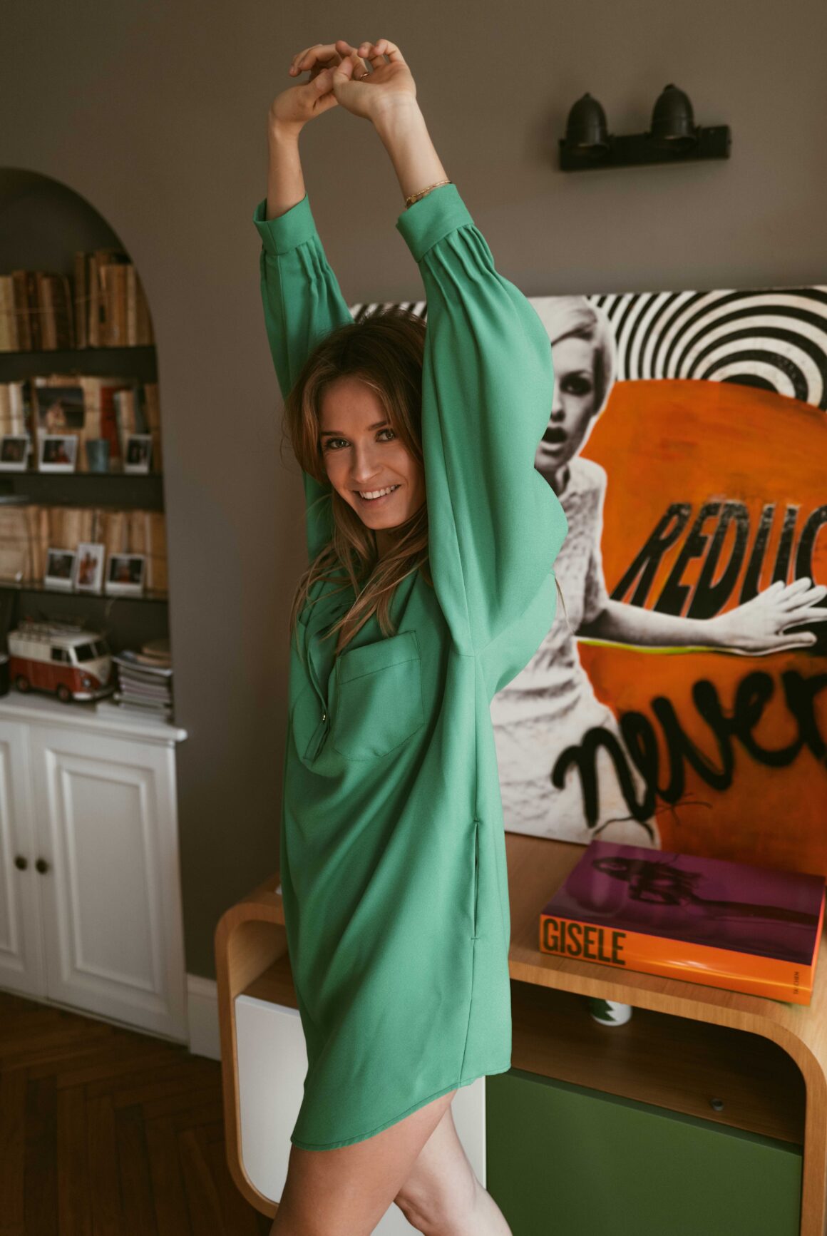 Robe Bonnie verte ByCat x Jane de Boy