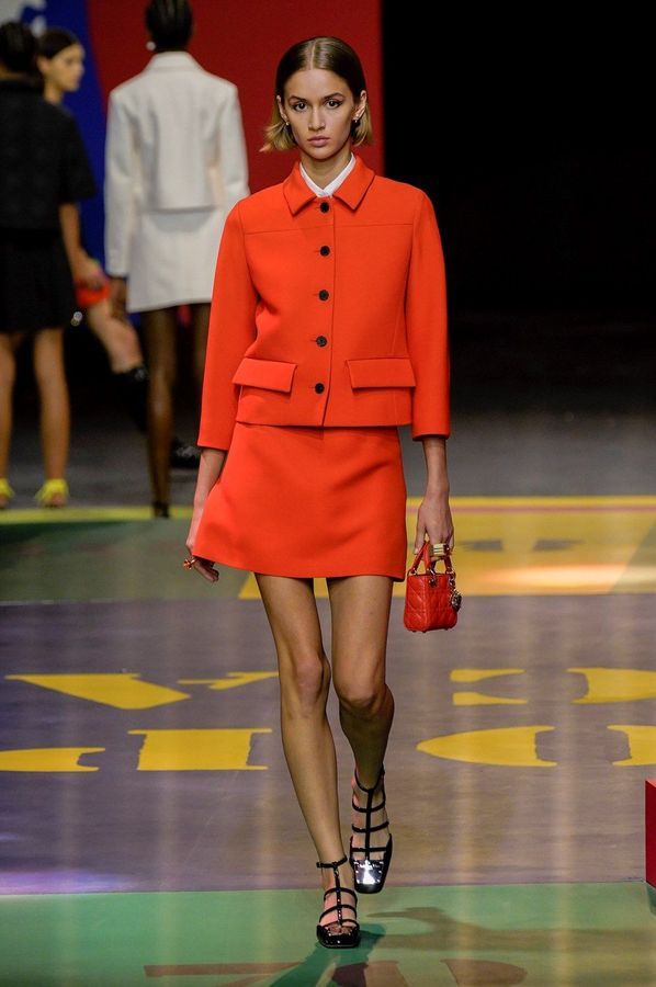 La couleur orange vue par la maison Dior
