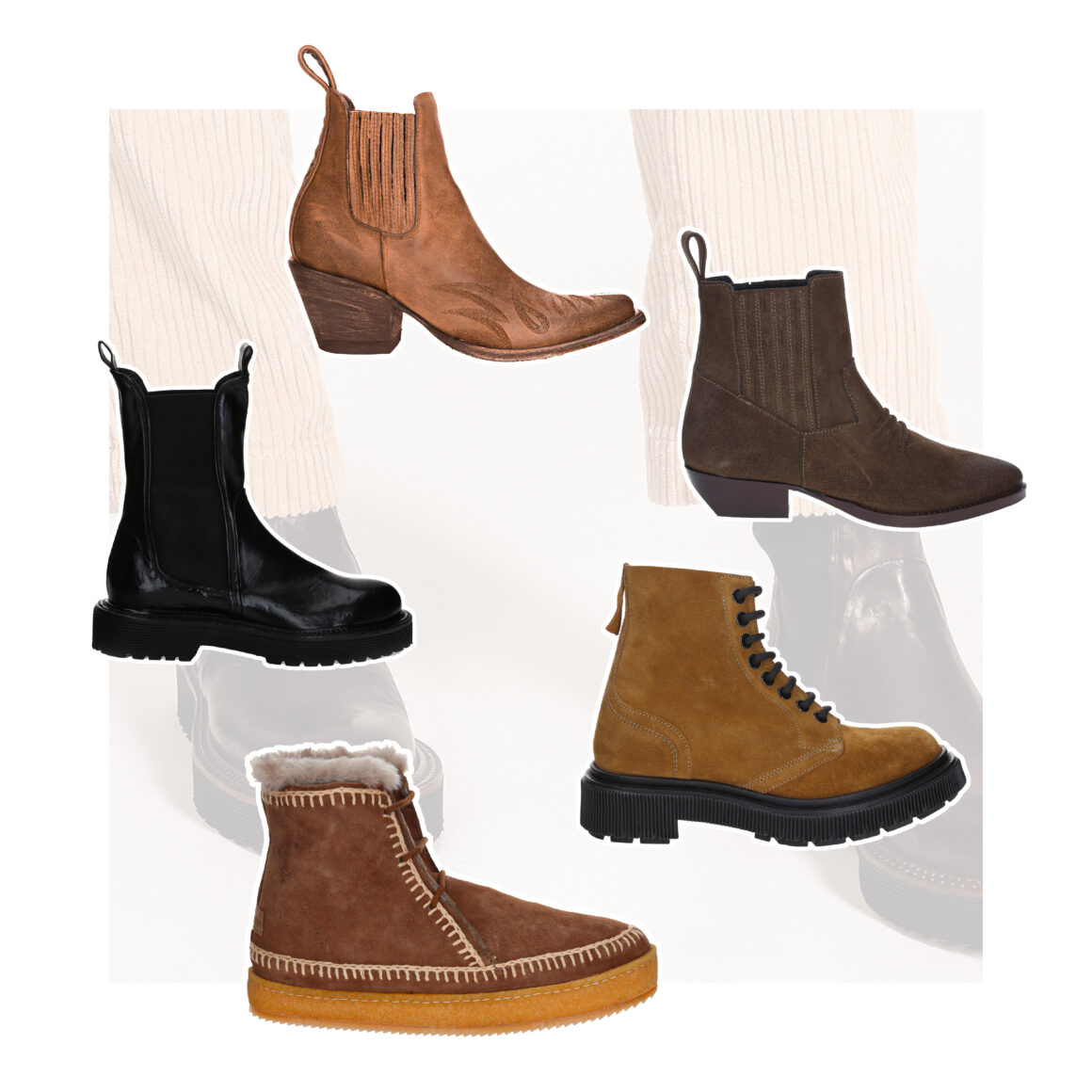 Sélection de boots à retrouver chez Jane de Boy